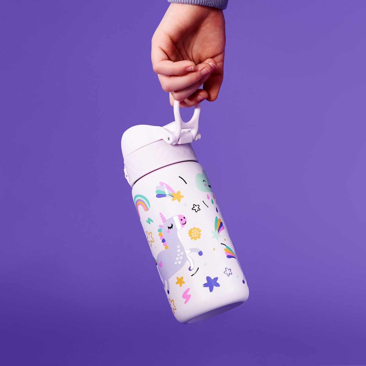 Butelka ION8 Double Wall I8TS320PPUNIC Unicorns