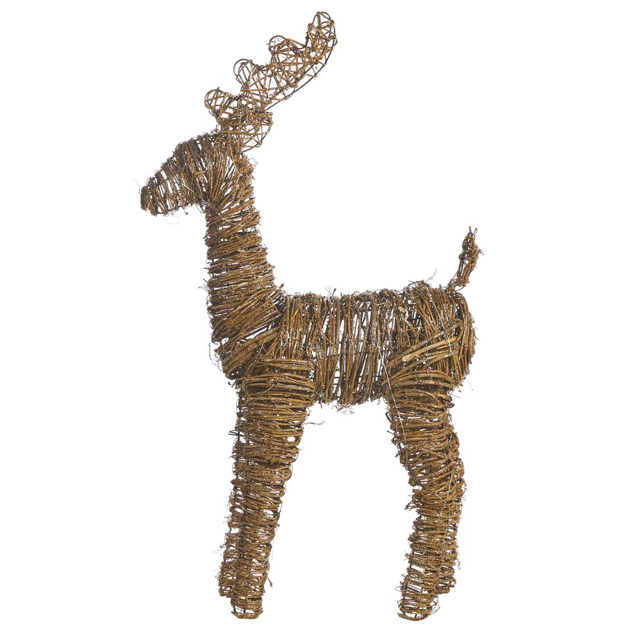 Dekoracja świąteczna LED GRINDAVIK Renifer 97 cm Naturalny