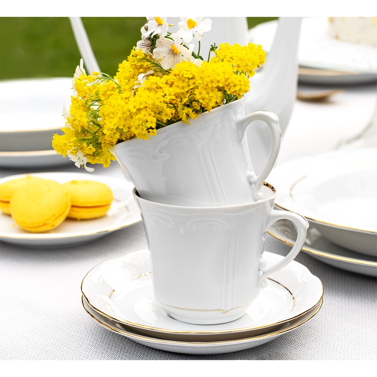 Filiżanka 250 ml Kamelia Złota Linia B014