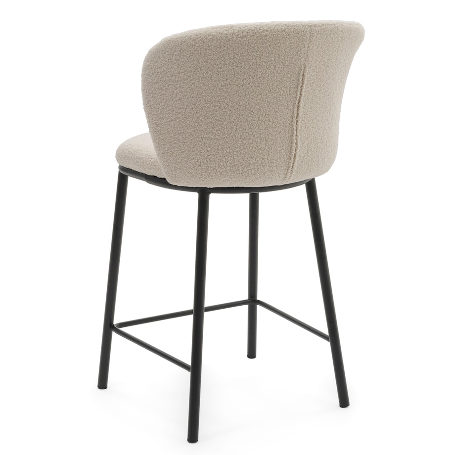 HOKER TAPICEROWANY BOUCLE TEDDY DO SALONU JADALNI BAROWY NOWOCZESNY BARI