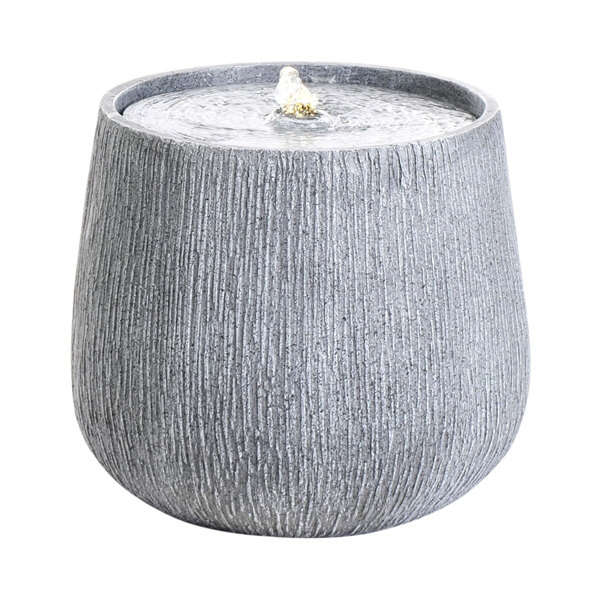 Fontanna ogrodowa LED CASCATA Szary