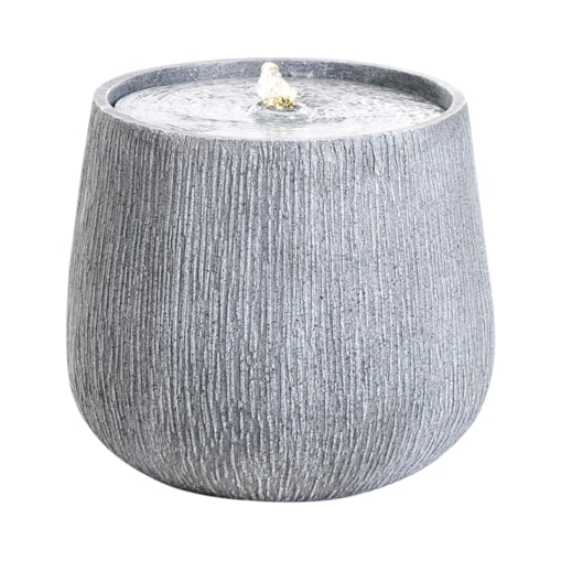 Fontanna ogrodowa LED CASCATA Szary