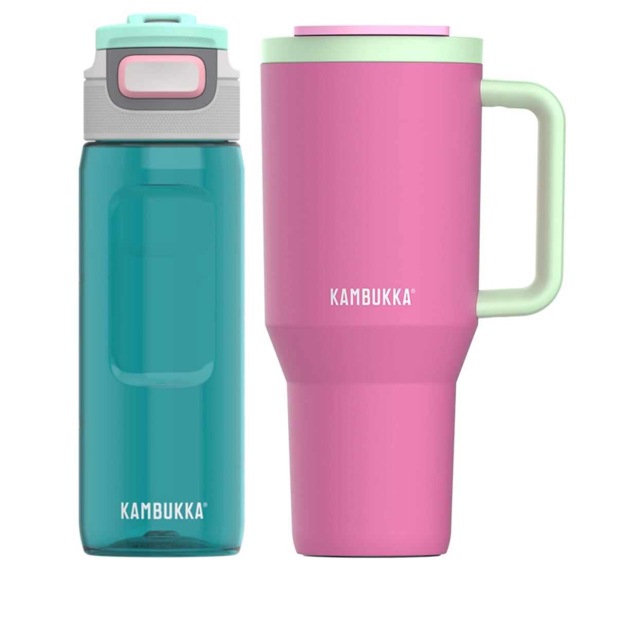 Kambukka butelka na wodę + butelka termiczna Rio Zestaw Minty Pop