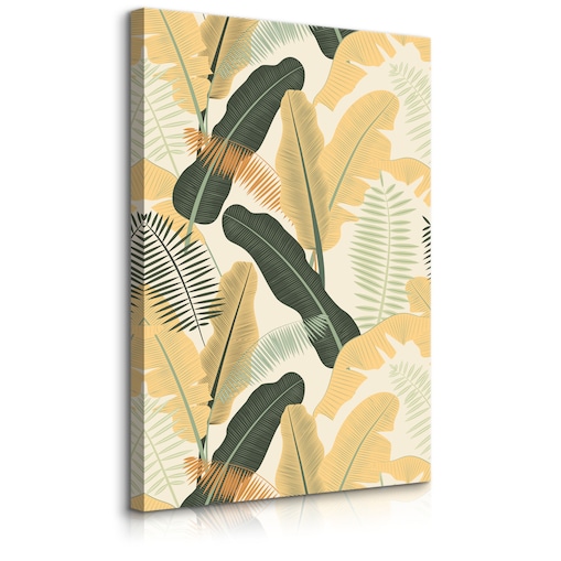 Obraz Kolorowe Liście Bananowca 80x120cm