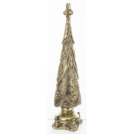 Dekoracja - choinka złota 38x8,5x8,5 cm HETTAR