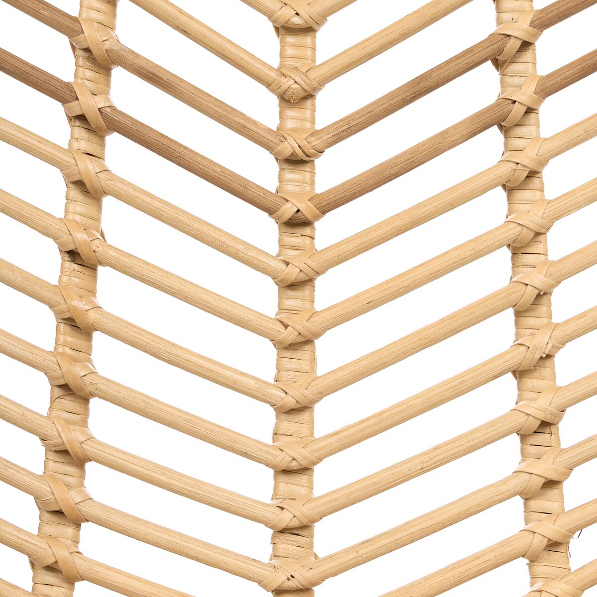 Zestaw 2 krzeseł do jadalni DILLEY Rattan Naturalny