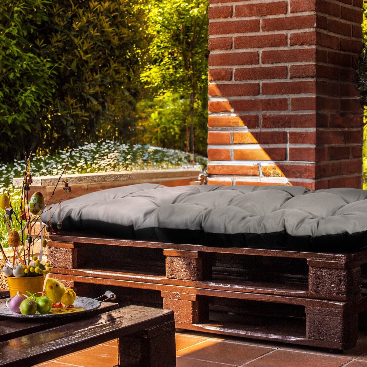 Poduszka Na Palety Ogrodowa Na Ławkę Huśtawkę 120