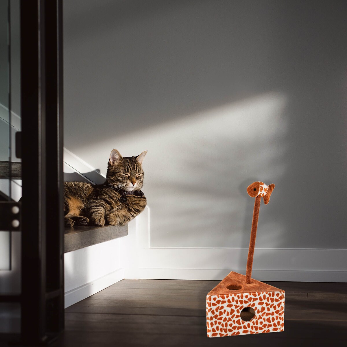 Zabawka Dla Kota Słupek Drapak Drzewko Piłka Rybka