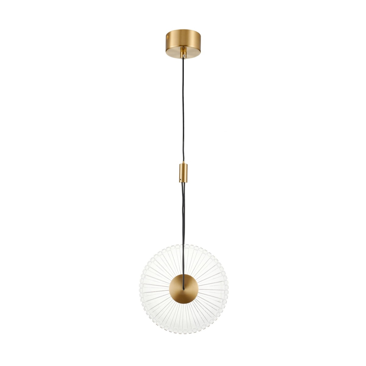Lampa wisząca SUNBLAST - LED 20 cm, złota
