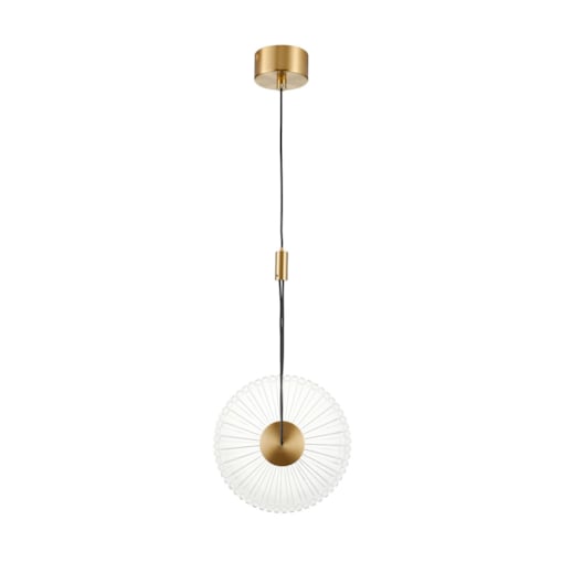 Lampa wisząca SUNBLAST - LED 20 cm, złota