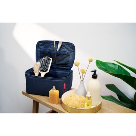 Kosmetyczka BEAUTYCASE, herringbone dark blue