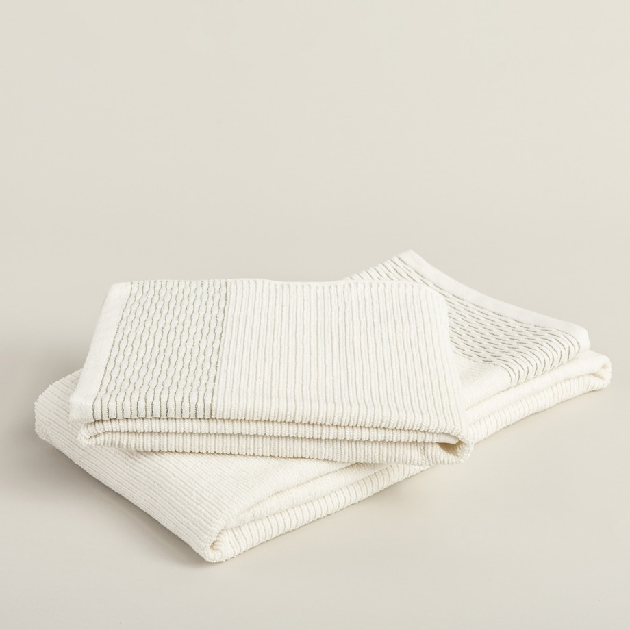 Ręcznik Ripple 50x90 cm ivory, 50 x 90 cm