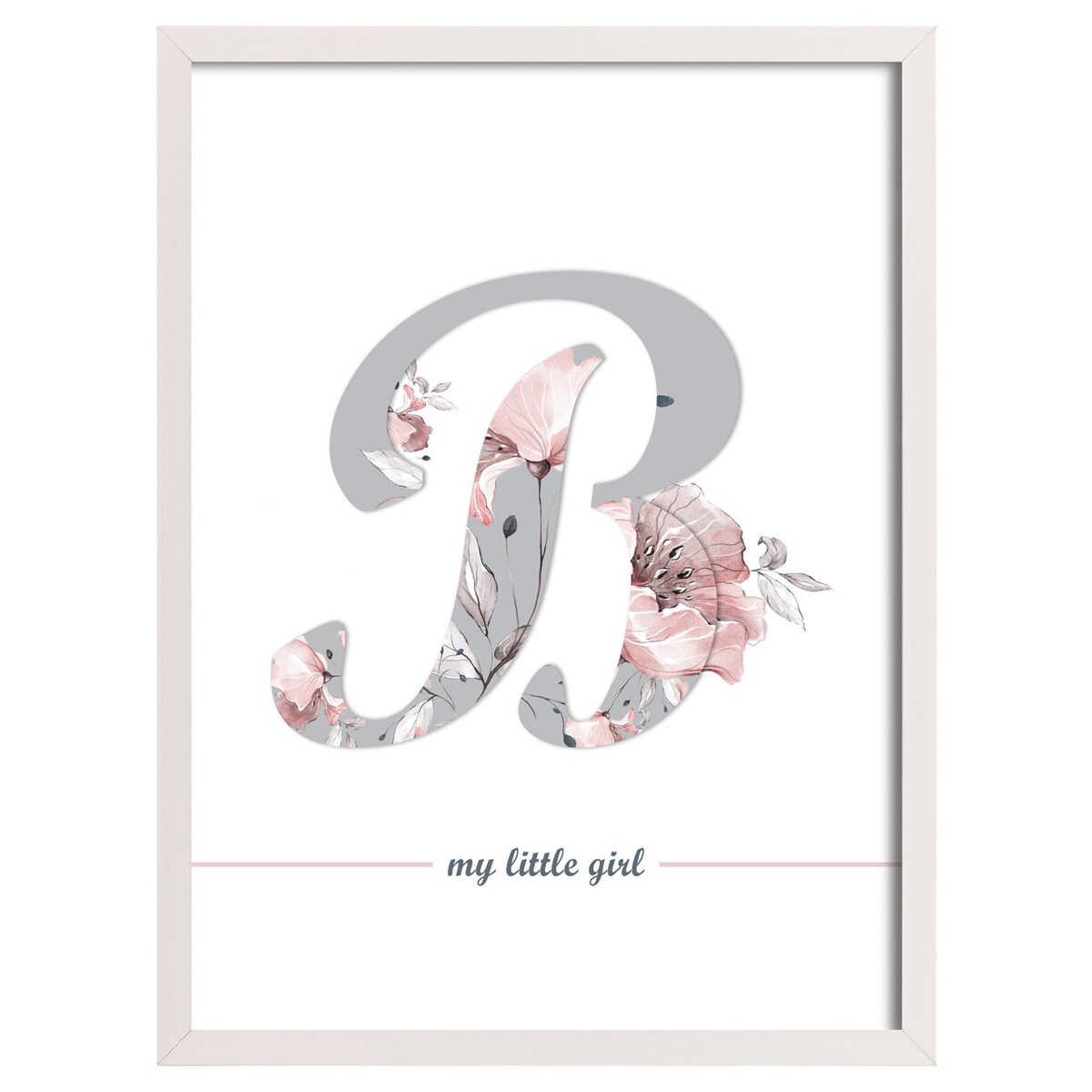 Obrazek Rose Lagoon Letter 30x40cm, 30x40cm