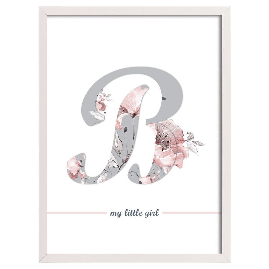 Obrazek Rose Lagoon Letter 30x40cm, 30x40cm