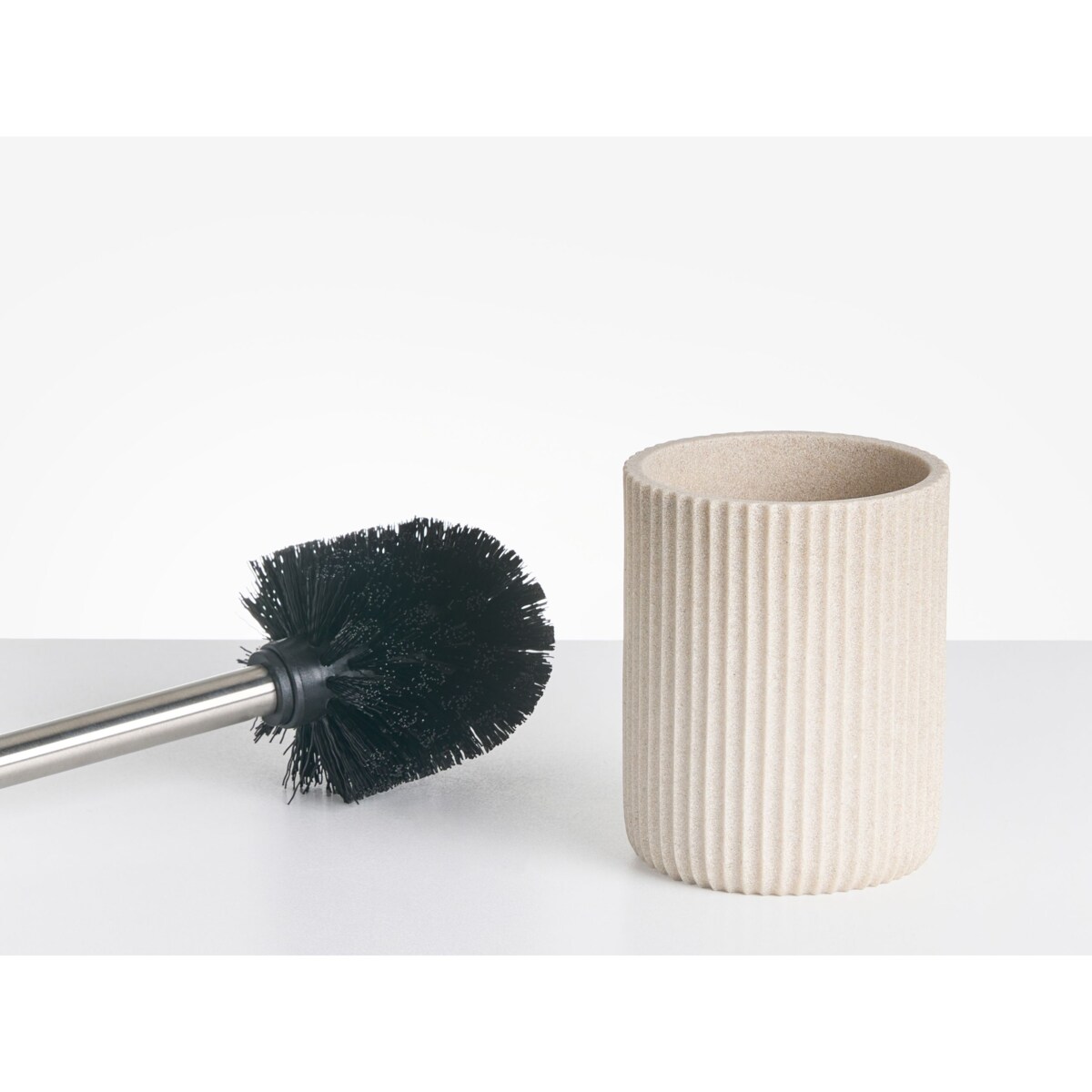 Zestaw akcesoriów łazienkowych 5 elementów CAMANA Jasnobeżowy