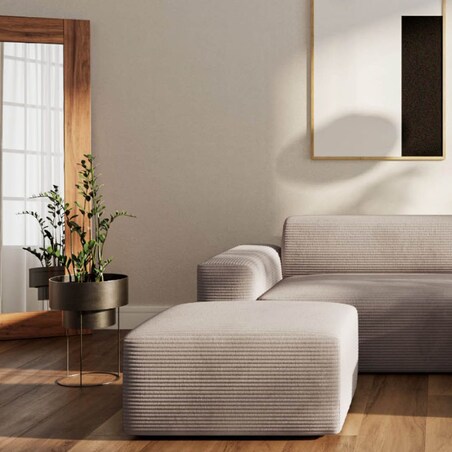 Villet Sofa narożna prawa ecru