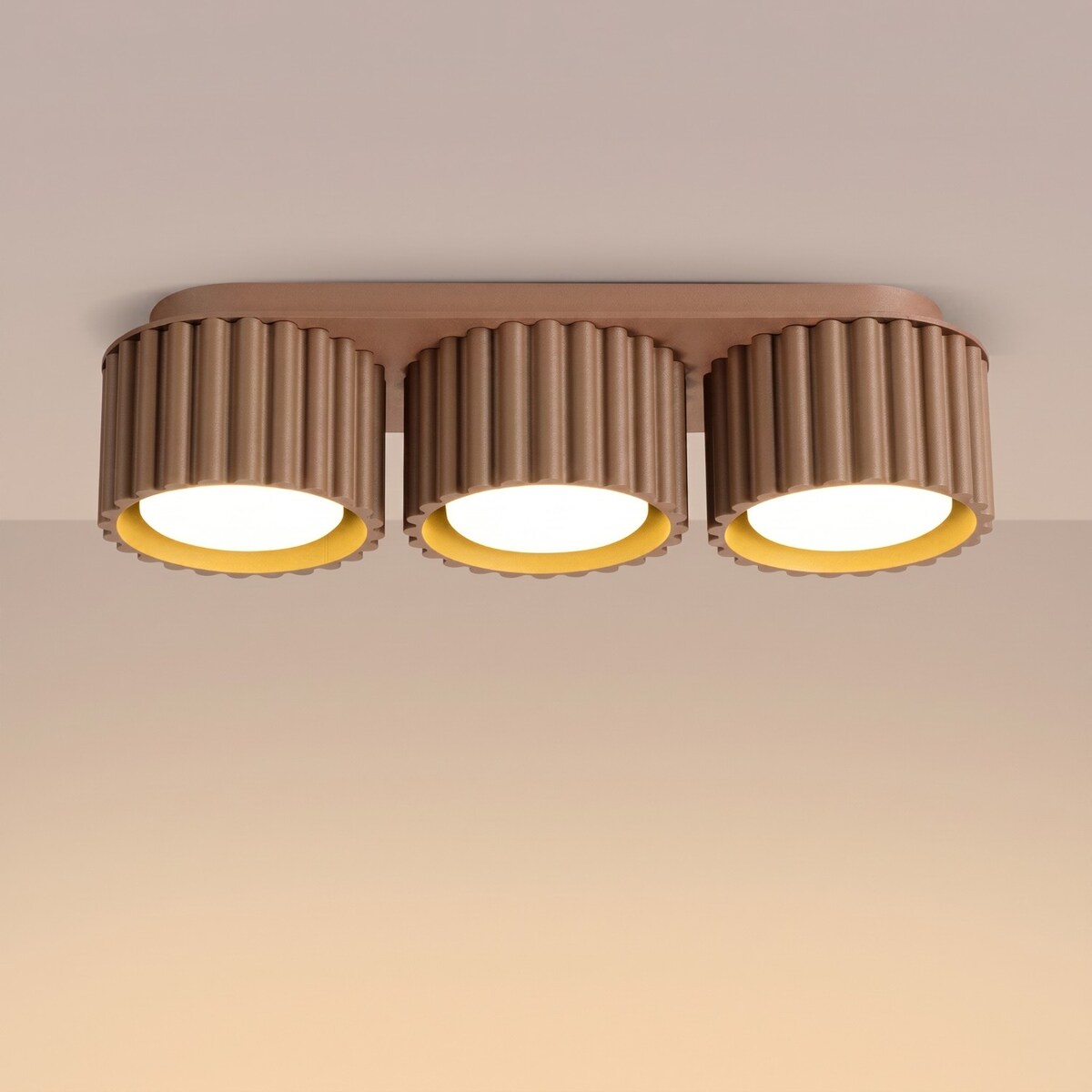 Plafon AURA 3 mocca Gx53