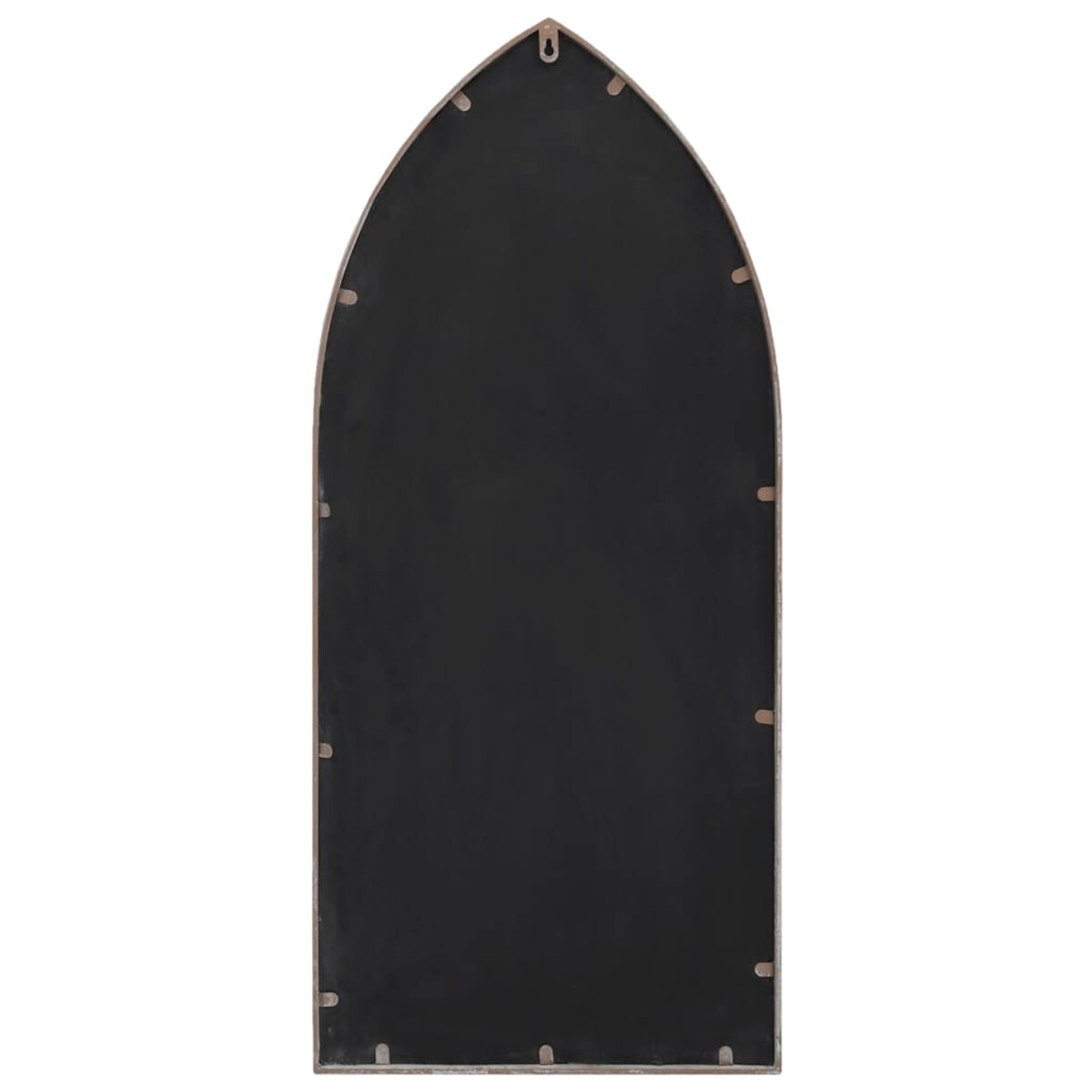 vidaXL Lustro ogrodowe, piaskowe, 100x45 cm, żelazne