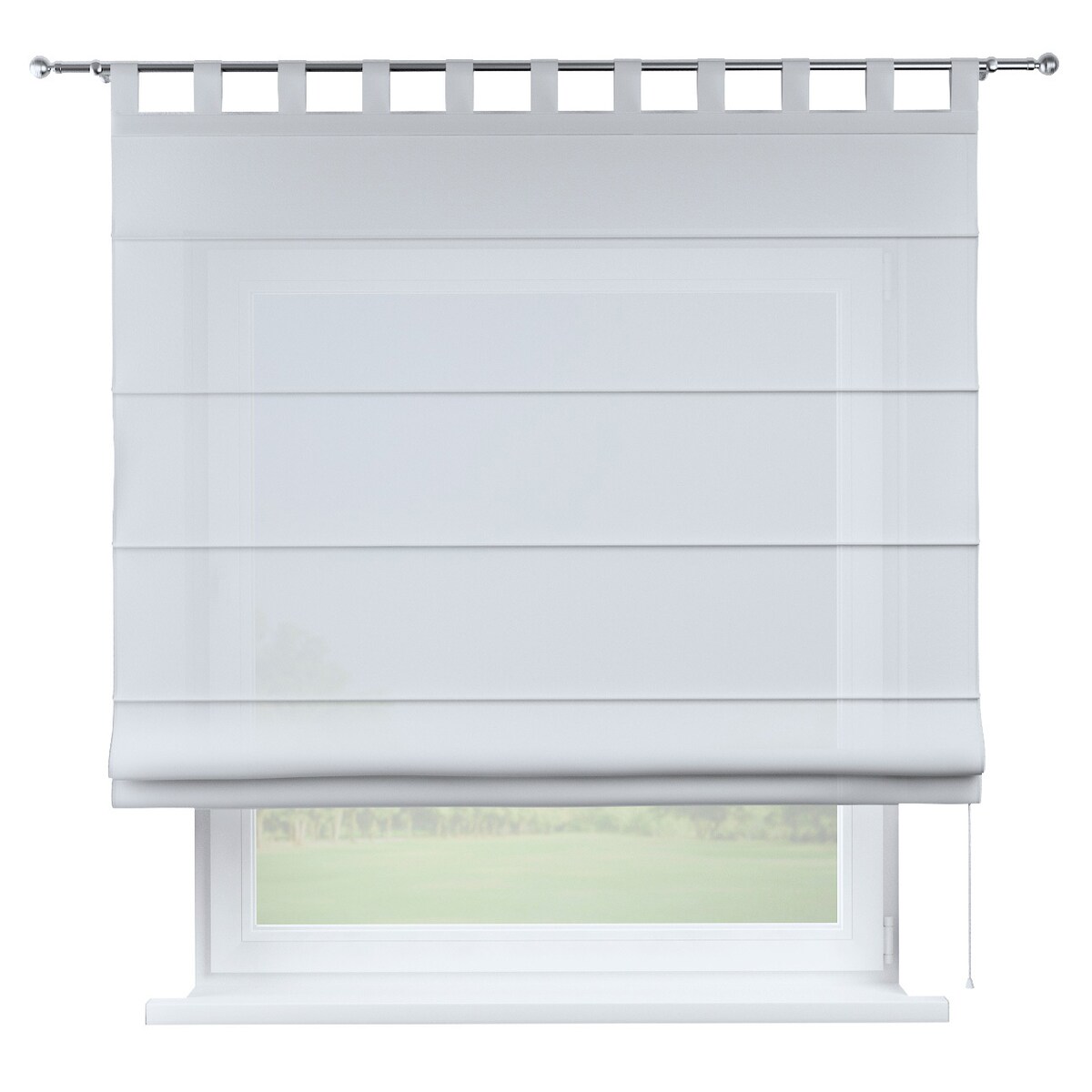 Roleta rzymska Verona 120x170 prześwitujący, złamana biel