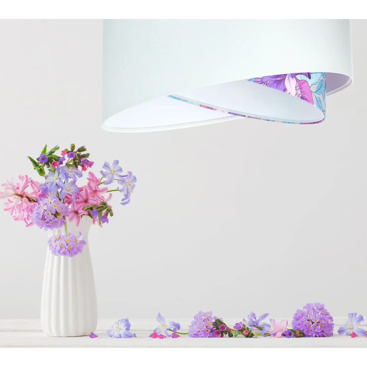 Lampa wisząca BLEACH biała