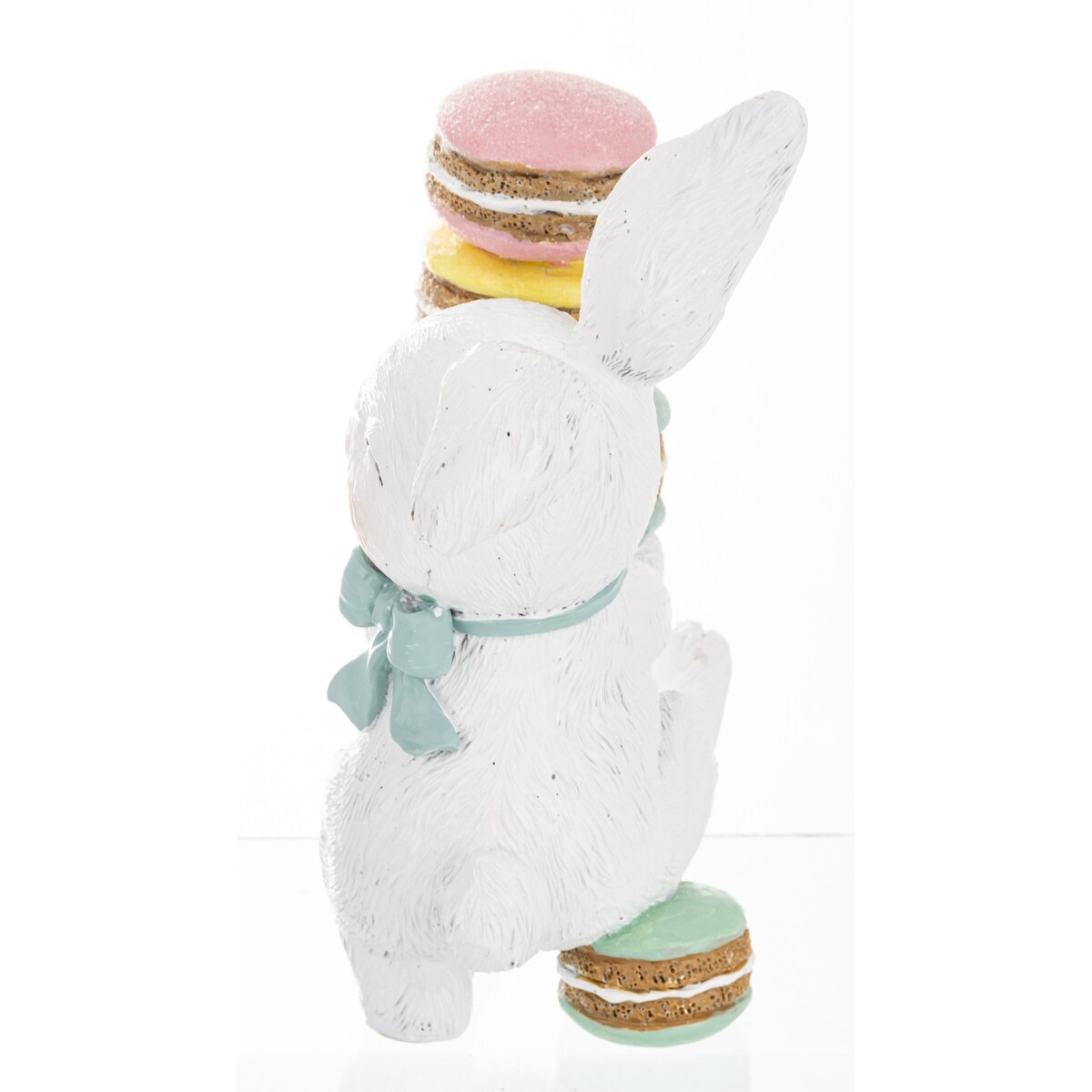 Dekoracja - królik BUNNY z ciasteczkami 16,5x7,5x11 cm