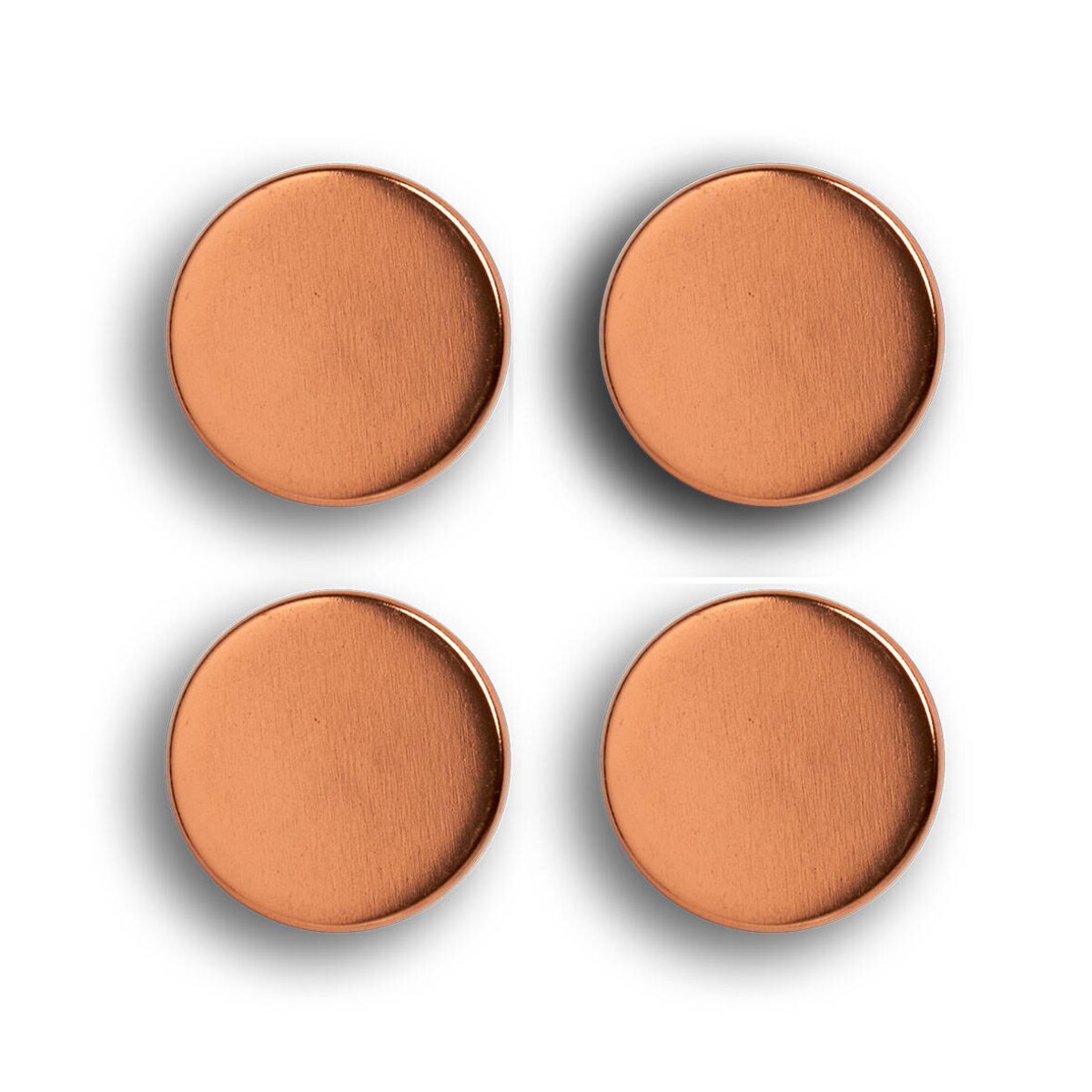 Komplet magnesów, 4 sztuki, Ø 2,3 cm