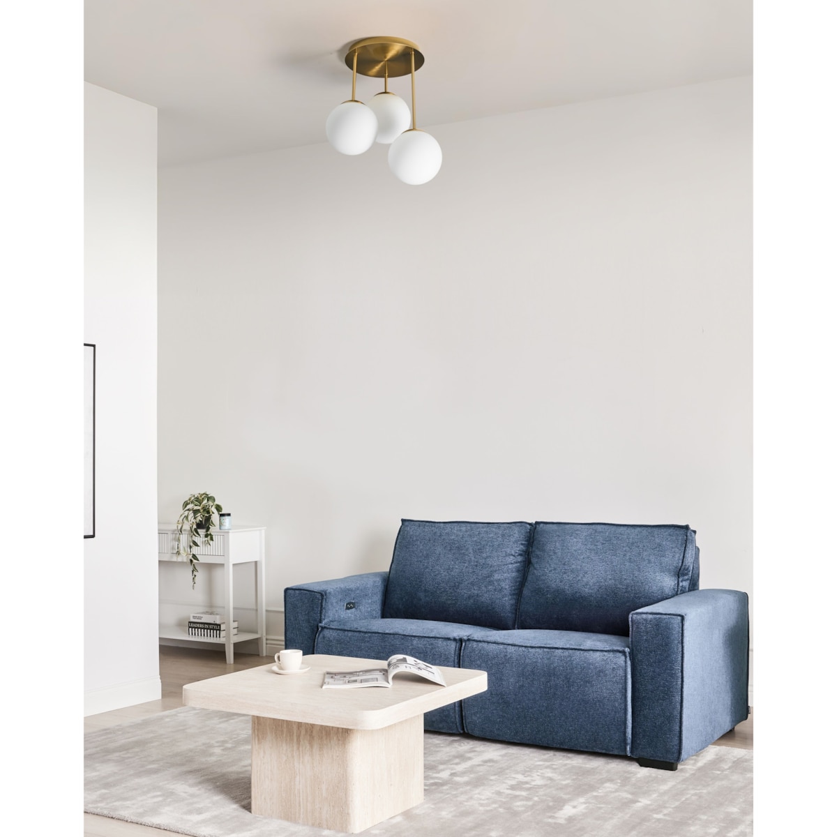 Lampa wisząca RIANA Metal Mosiężny