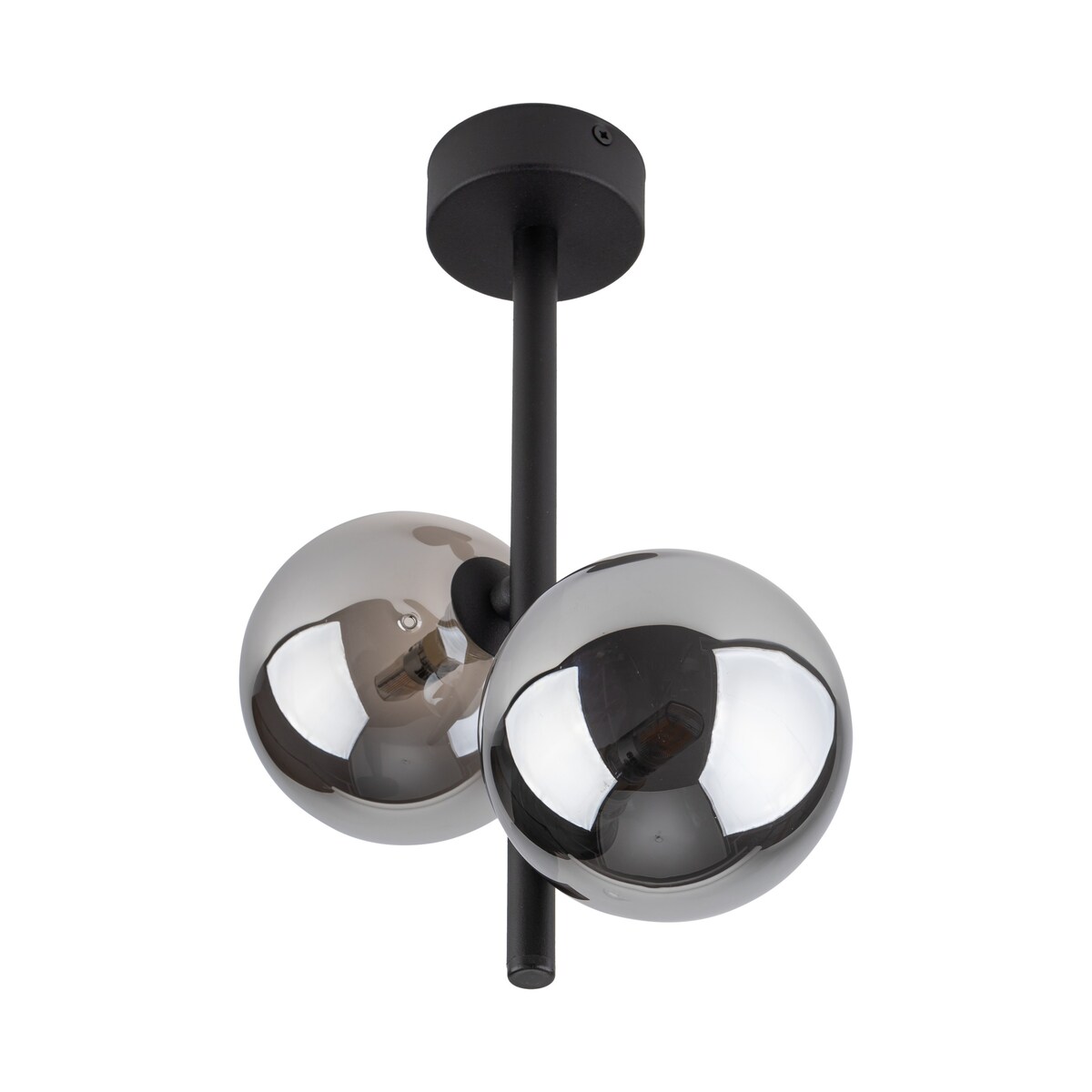 Nowoczesna lampa sufitowa TK Lighting ESTERA BLACK 6706 czarna 2xG9 szklany klosz 27 cm