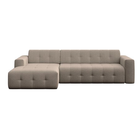 Sofa narożna lewa Tuil XL, camelowa