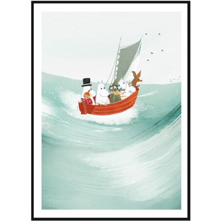 Poster Story, Plakat, Obraz - Muminki No4, wymiary 60 x 84 cm