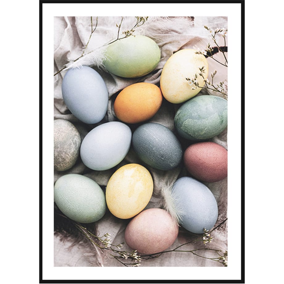 Poster Story, Plakat, Obraz - Kolorowe Jajka, wymiary 42 x 60 cm