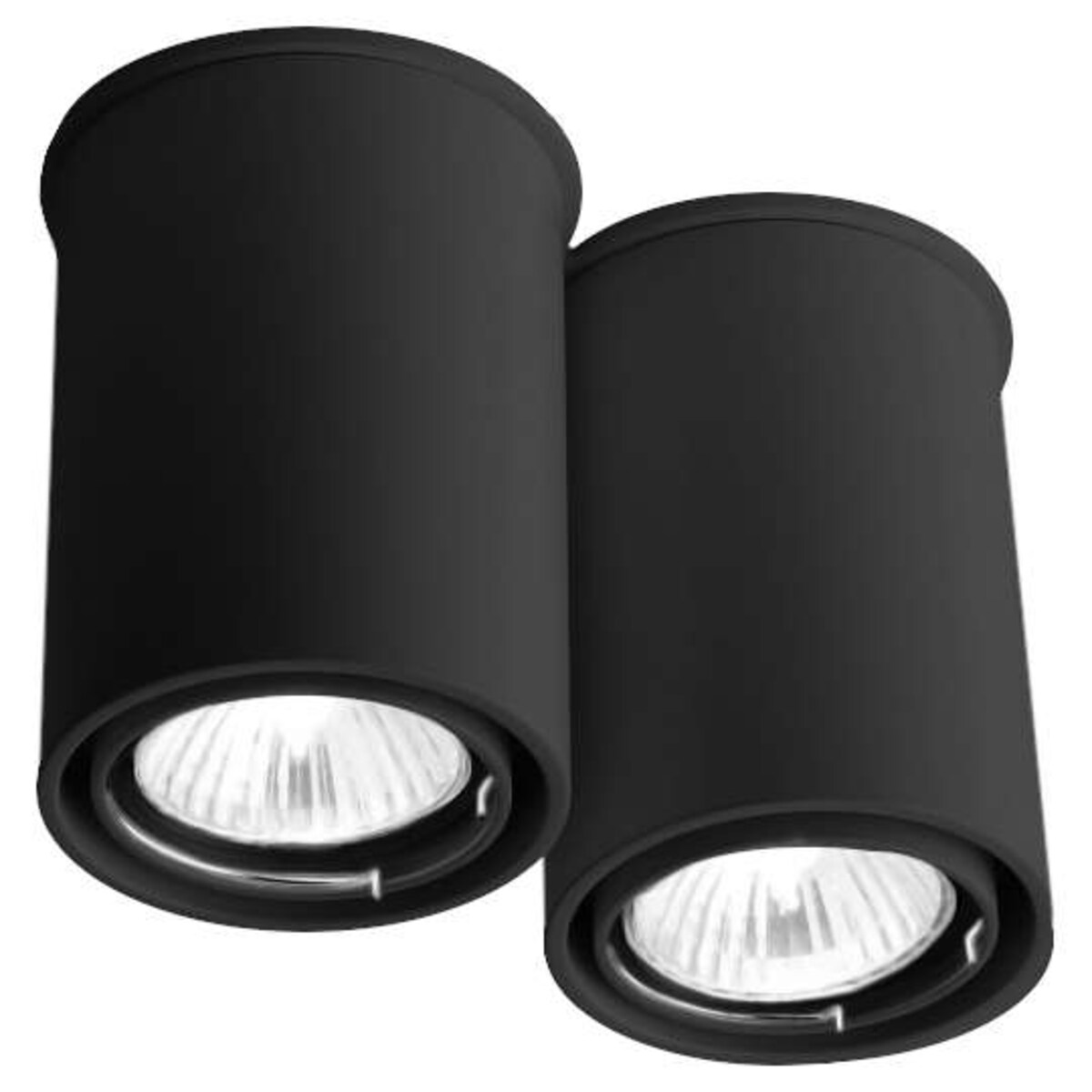 LAMPA sufitowa OSAKA 1120 Shilo natynkowa OPRAWA plafon spot tuby DOWNLIGHT czarny