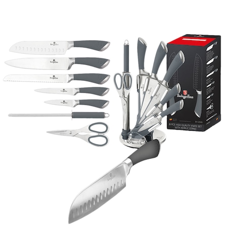 Zestaw noży 8 elementów BERLINGER HAUS Infinity gray