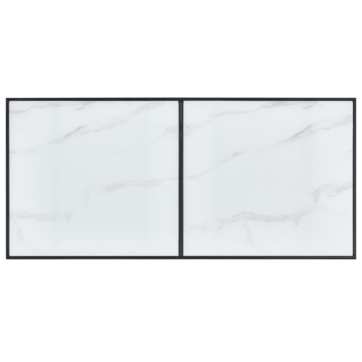 vidaXL Stół jadalniany, biały, 160 x 80 x 75 cm, hartowane szkło