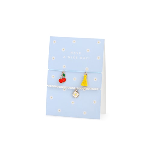 Kartka z bransoletkami Have a nice day!, 10.5x14.8cm