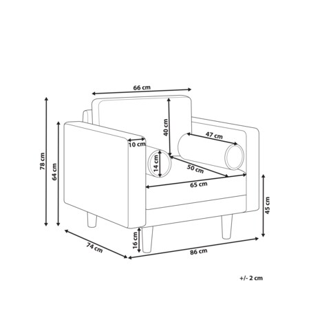 Fotel Beżowoszary NURMO