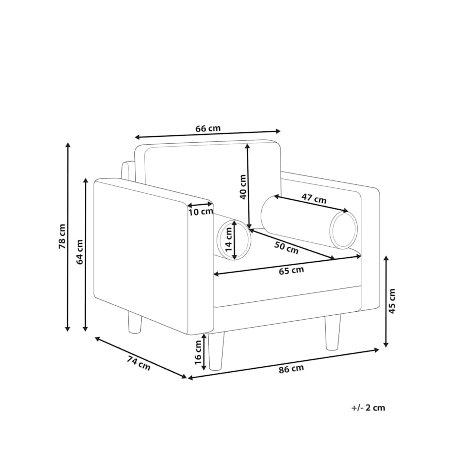 Fotel Beżowoszary NURMO