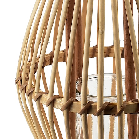 LUCIE NATURAL Lampion 19xh28cm