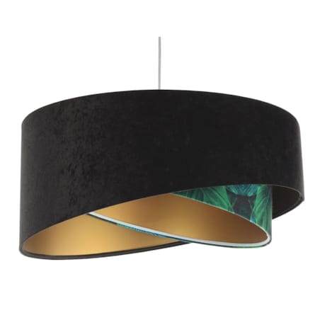Lampa wisząca DARK ELEGANCE czarna/złota