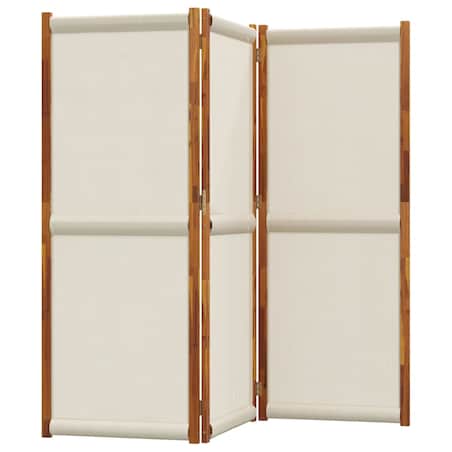 vidaXL Parawan 3-panelowy, jasnoszary, 210x180 cm