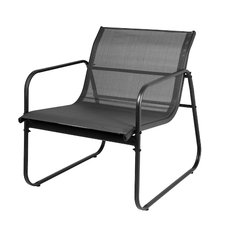 Zestaw Meble Ogrodowe Na Taras Do Ogrodu Komplet Stół 2 X Fotel Sofa Czarny