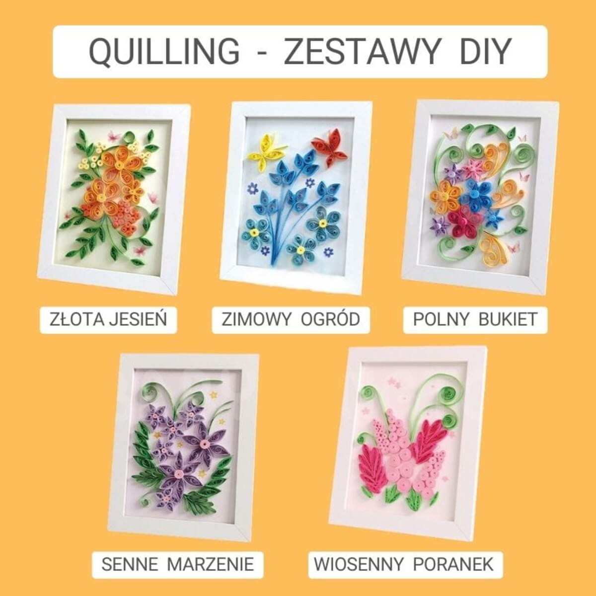 Zestaw do QUILLINGU Paski - Wiosenny poranek