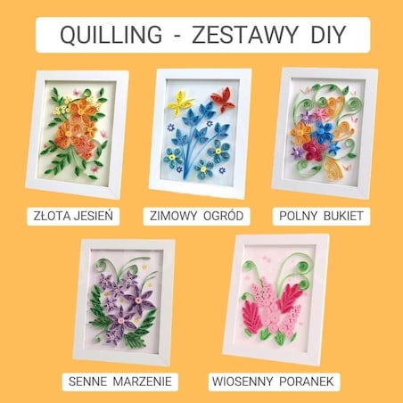 Zestaw do QUILLINGU Paski - Wiosenny poranek