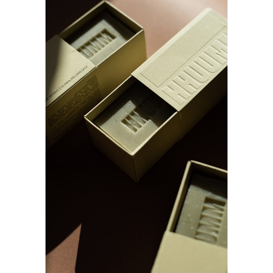 Naturalne mydło z glinką zieloną - SAGE 110g