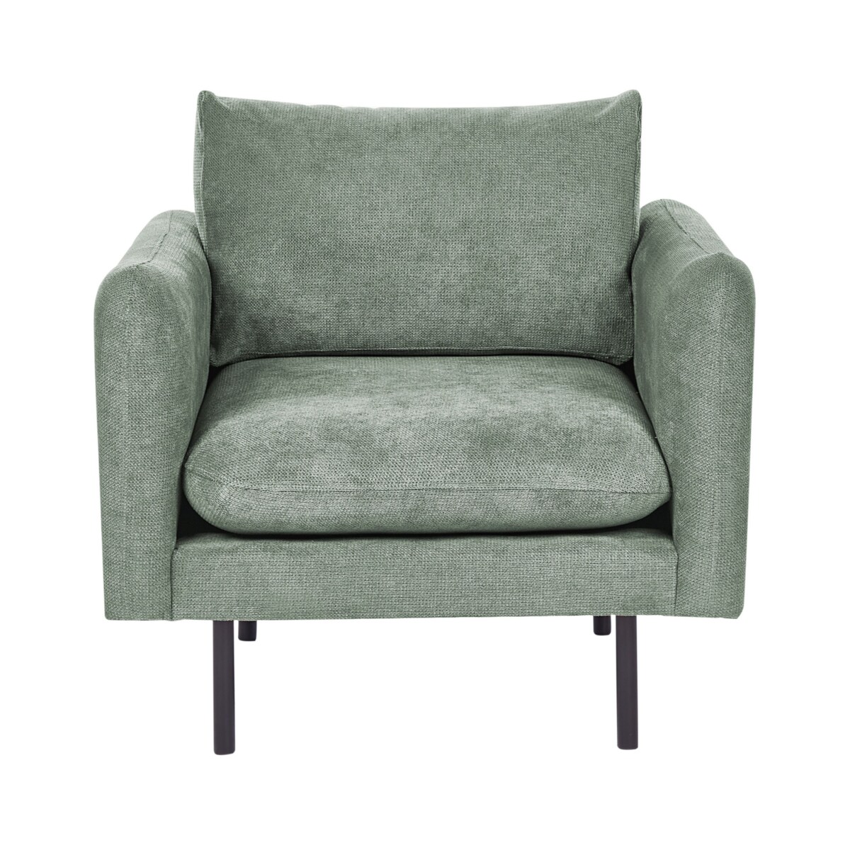 Fotel tapicerowany zielony VINTERBRO