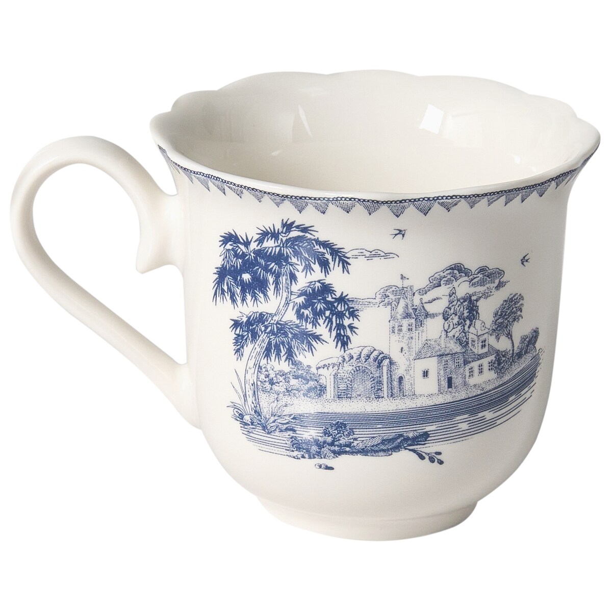 Zastawa stołowa 20-częściowa BAY LEAF Porcelana Biały/niebieski