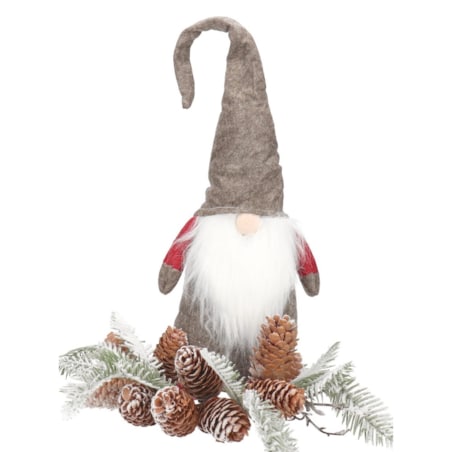 Skrzat Krasnal Mikołaj Gnom Świąteczny Duży 45Cm
