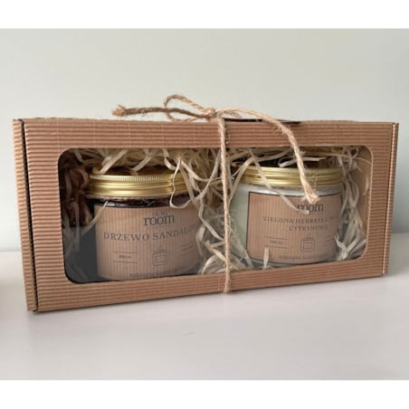 Świeca Sojowa Świece Zestaw Boho Naturalne 2 X 250 Ml