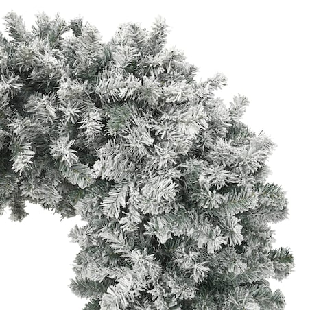 vidaXL Girlanda świąteczna flokowana sztucznym śniegiem, 270 cm