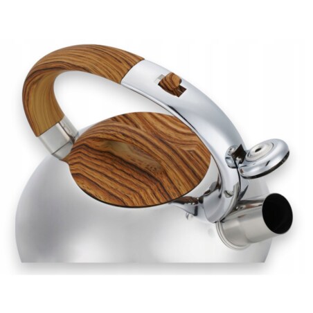 Czajnik Z Gwizdkiem Mały Solidny Stal Nierdzewna 2L Na Indukcję Gaz